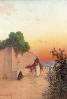 By the Well at Dusk