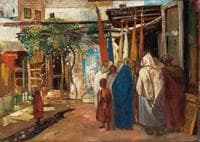 Oriental Street Scene, Marrakesh (Keleti utca jelenet, Maraches)