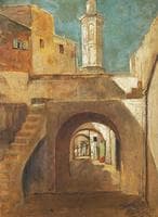 Street in Tunis (Tuniszi utca részlet)