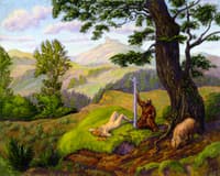 Saint Anthony and His Pig
