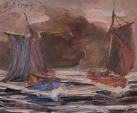 Two Boats Sailing