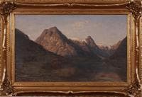 Fjord Landscape with Mountain