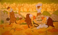 Four Woman at a Fountain
