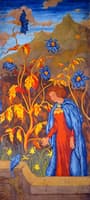 Woman and Blue Bird