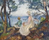 Coastal Landscape with Two Figures