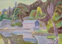 Evening at the Shore, Justøy