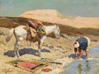 Circassian Rider at Rest
