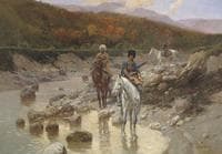 Cossacks in a Mountain Stream