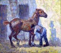 Grooming Horse