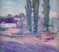 Three Poplars and a Well
