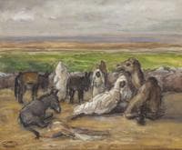 La halte de la caravane