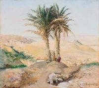 Palm Trees near Boghari (Palmiers à Boghari)