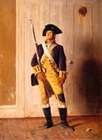 On Guard Outside Washington's Door