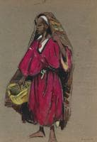Moroccan Woman with a basket (Marocaine au panier)