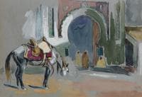 Horse before the Gate of a Town (Cheval devant la porte d'une ville)