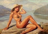 Nude on a Rock