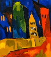 Houses at Night