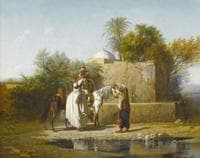 Bédouins dans une oasis (Bedouins at an Oasis)