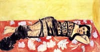 Lorette Reclining Wrapped in a Shawl