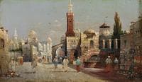 Street Scene, Cairo (Straßenansicht in Kairo)