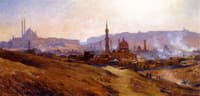 Cairo, Mist, Dust and Smoke in the Evening