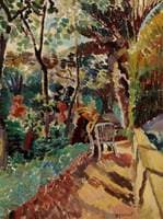 In the Garden of the Hotel de Russie, Rome