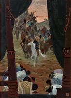 View from Inside a Tent in North Africa