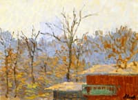Landscape with Cabin