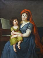 The portrait of princess Ekaterina Nikolaevna Menshikova