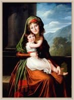 Countess von Schoenfeld with her daughter