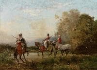 Three Arab Horsemen