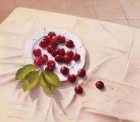 Cherries on a Table