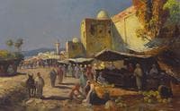 Market Scene in an Arab Town