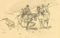 Two Caucasian Horsemen