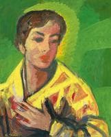 Portrait of a Lady with Yellow Cape