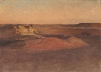 The Libyan Desert, Sunset