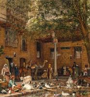 Study for The Courtyard of the Coptic Patriarch's House in Cairo