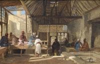 Interior of a Coffee Shop, Cairo