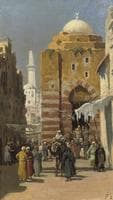 An Oriental Street Scene