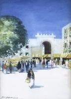 Moroccan Market Scene