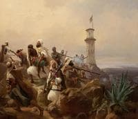 Defending a Hill Fortification, Morocco