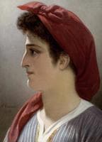 Portrait of a Lady in a Red Scarf