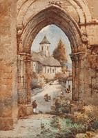Gothic Doorway, France