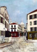 Rue Norvins in Montmartre