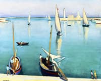 Sailboats at Sète