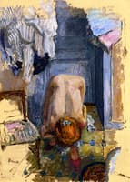 Crouching Nude Leaning Forward