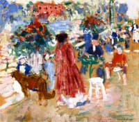 On the Terrace, The Botanic Gardens, Malines