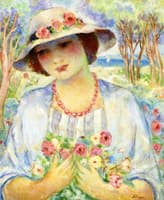 Girl with Flowered Hat