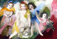 Four Young Girls