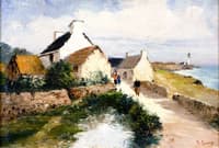 Breton Hamlet by the Sea